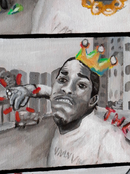 Running the Streets - Original Painting/Mini series