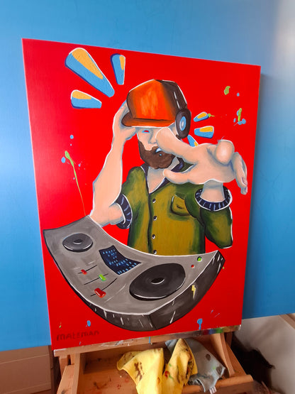 Dj - Original Painting