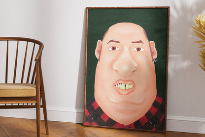 Farmer -  Print Modern Character Wall Art Contemporary Country Portrait