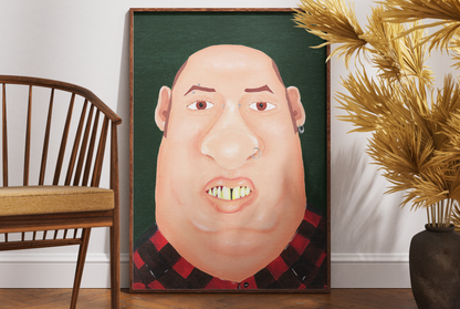 Farmer -  Print Modern Character Wall Art Contemporary Country Portrait