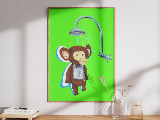 Poster SILLY monkey