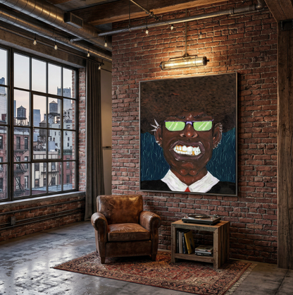 The African Boss - Abstract Urban Art Print