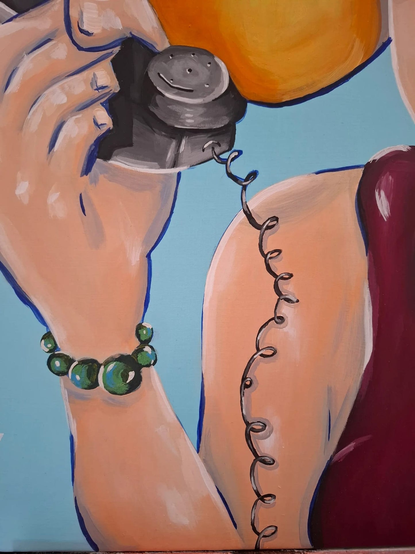 The Desk Lady - 100x80